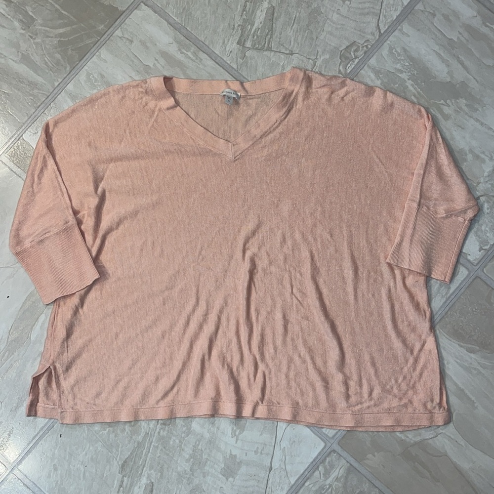 Garnet Hill Women's Pink Sweater